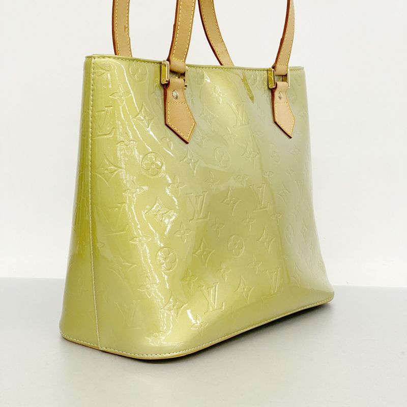 Louis Vuitton Tote Bag Vernis Houston M91053 Gris Women's