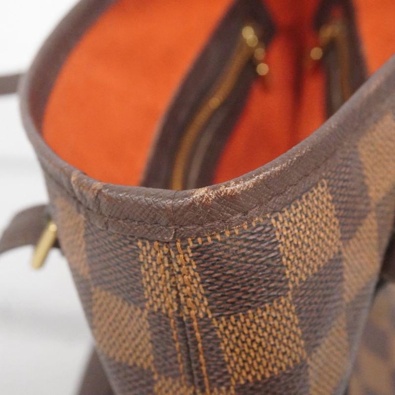 Louis Vuitton Damier Marais Tote Bag N42240 Ebene Womens