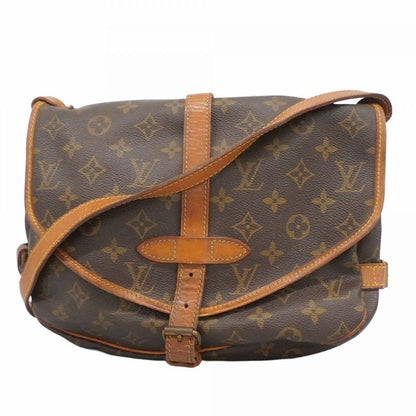 Louis Vuitton Shoulder Bag Monogram Saumur 30 M42256 Brown Ladies