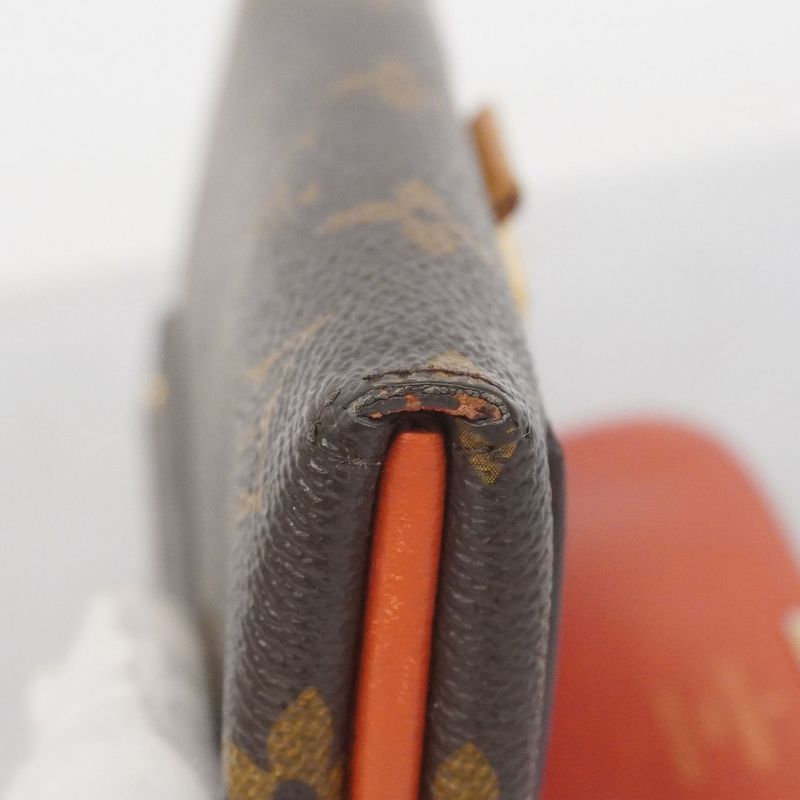 Louis Vuitton Long Wallet Monogram Portefeuille Elysee M60671 Brown Cles