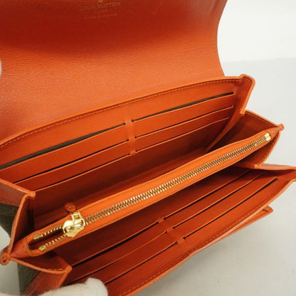 Louis Vuitton Long Wallet Monogram Portefeuille Elysee M60671 Brown Cles