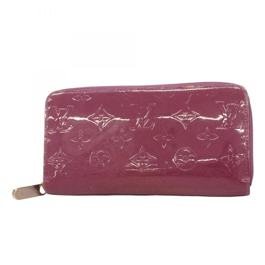 Louis Vuitton Vernis Zippy Wallet M90140 Amethyst Women's Long Wallet