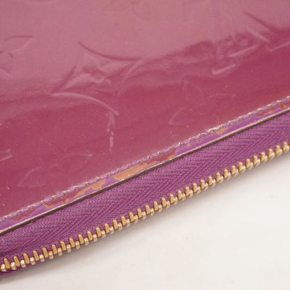 Louis Vuitton Vernis Zippy Wallet M90140 Amethyst Women's Long Wallet