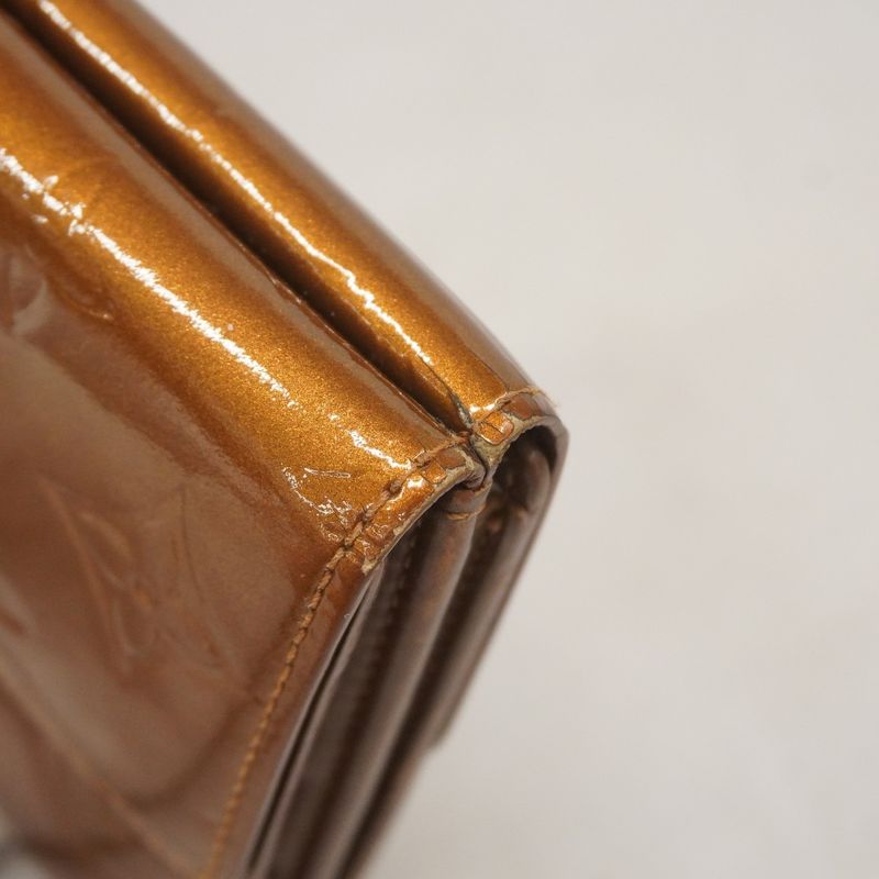 Louis Vuitton Trifold Wallet Vernis Porte Monnaie Vie Carte Cles Di M91170