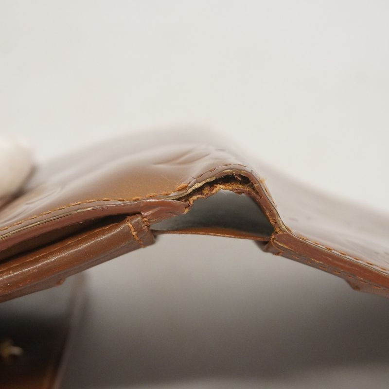 Louis Vuitton Trifold Wallet Vernis Porte Monnaie Vie Carte Cles Di M91170