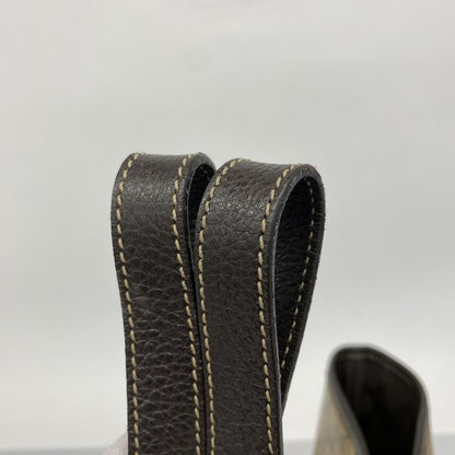 Gucci Tote Bag GG Crystal 238696 Coated Canvas Brown Chien Pan Gold Hardware