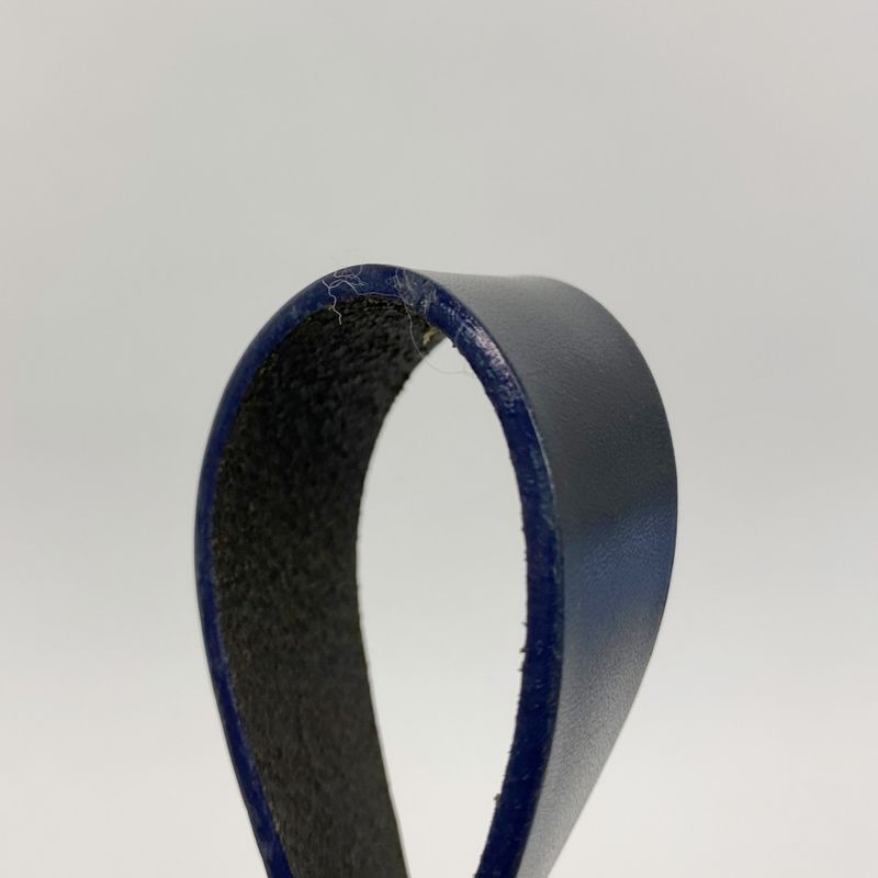 Fendi Handbag Zucchino Nylon Canvas Navy Silver Hardware Women