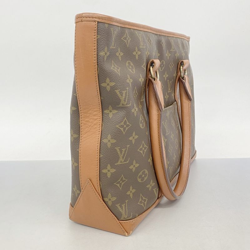 Louis Vuitton Tote Bag Monogram Sac Weekend PM M42425 Brown Men's