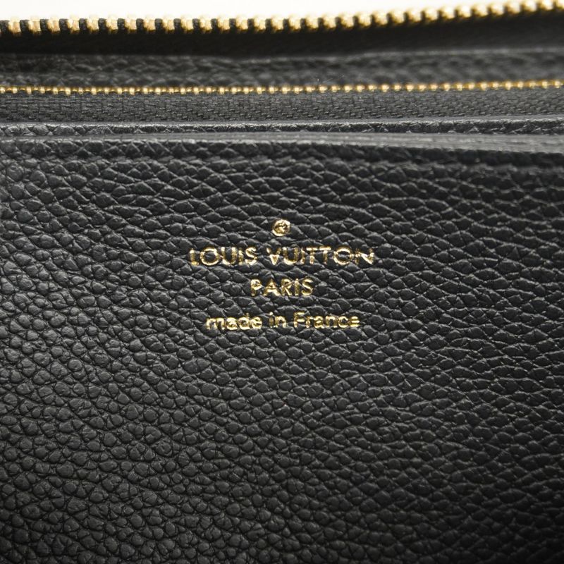 Louis Vuitton Long Wallet Monogram/empreinte Bicolor Zippy Wallet M80481 Black