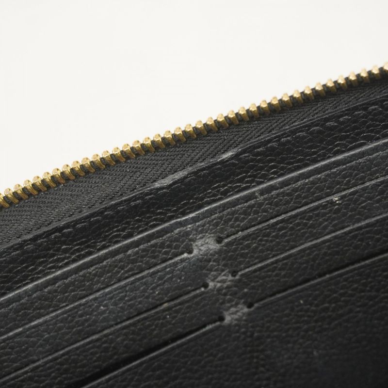 Louis Vuitton Long Wallet Monogram/empreinte Bicolor Zippy Wallet M80481 Black