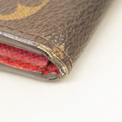Louis Vuitton Long Wallet Monogram Portefeuille Emily M60136 Brown Rouge Women's