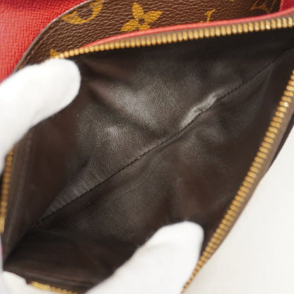 Louis Vuitton Long Wallet Monogram Portefeuille Emily M60136 Brown Rouge Women's