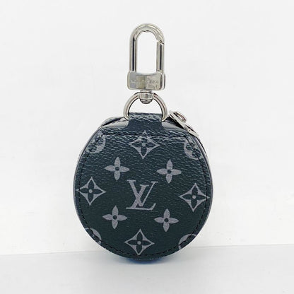Louis Vuitton Earphone Case Monogram Eclipse Etui Earphones Gi0496 Black Men's
