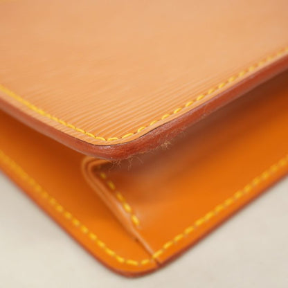 Louis Vuitton Epi Pochette Homme M52528 Zipangu Gold Men's Clutch Bag