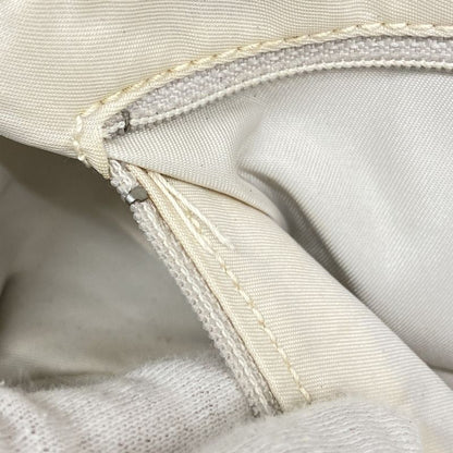 Chanel Handbag New Travel Nylon Beige Silver Hardware Women