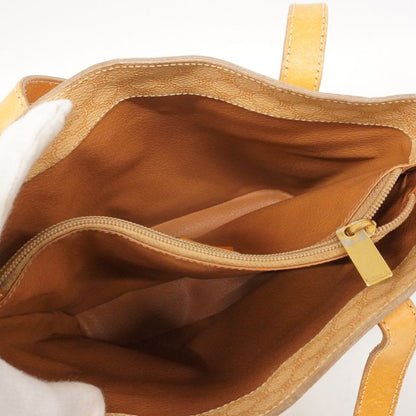 Celine Tote Bag Macadam PVC Beige Gold Hardware Women