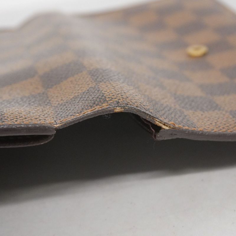 Louis Vuitton Trifold Long Wallet Damier Porte Trésor International N61215
