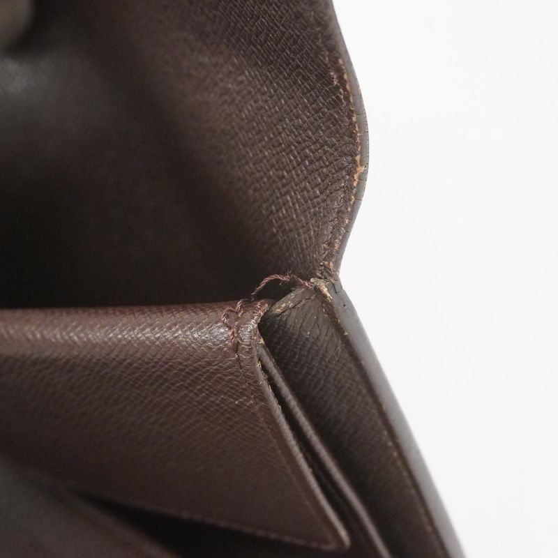 Louis Vuitton Trifold Long Wallet Damier Porte Trésor International N61215