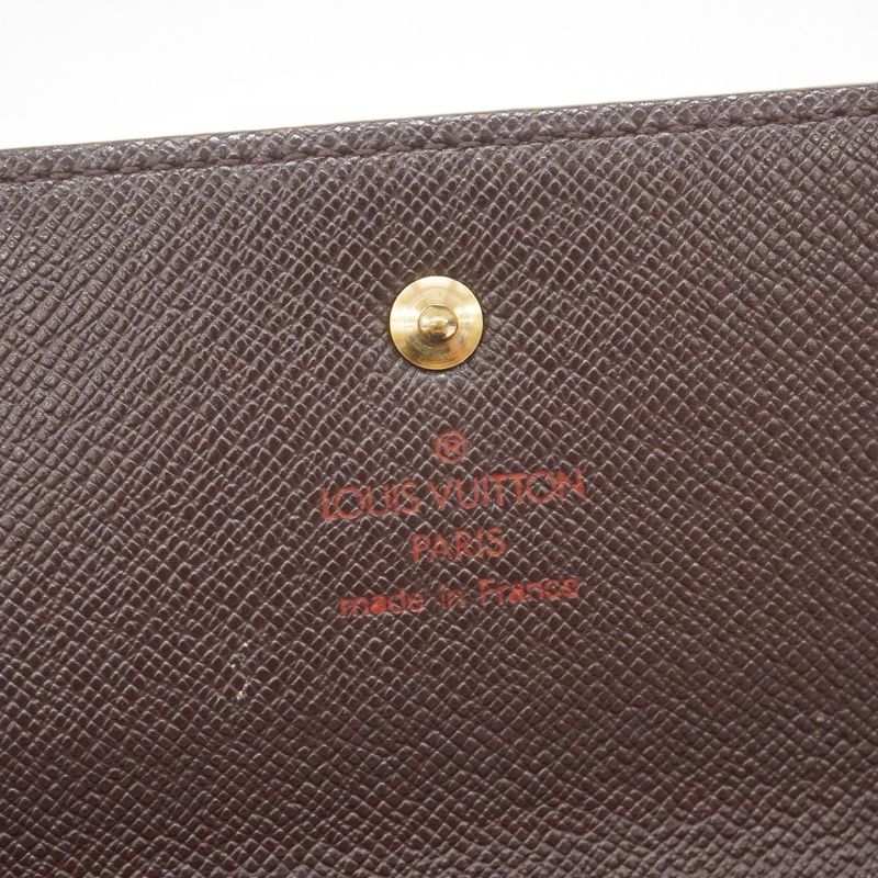 Louis Vuitton Trifold Long Wallet Damier Porte Trésor International N61215