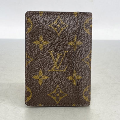 Louis Vuitton Card Case Monogram Organizer De Poche M61732 Brown Men Women
