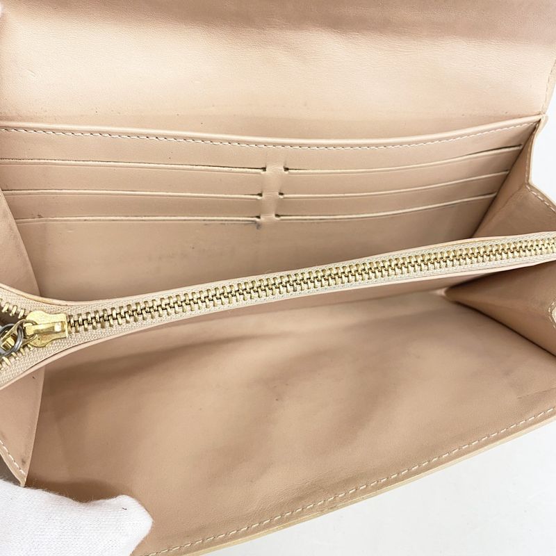 Louis Vuitton Vernis Portefeuille Sarah M91522 Rose Florentine Ladies Long