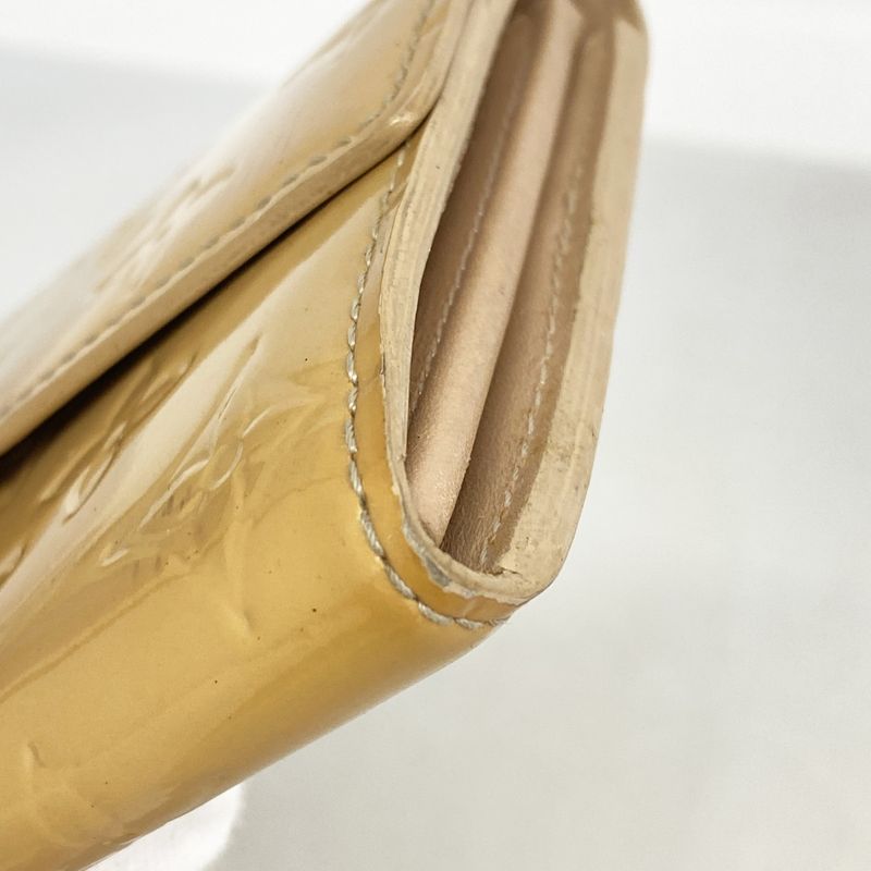 Louis Vuitton Vernis Portefeuille Sarah M91522 Rose Florentine Ladies Long