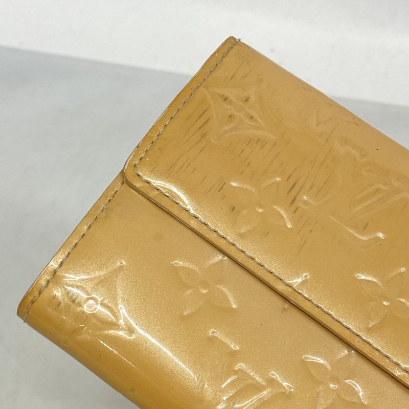 Louis Vuitton Vernis Portefeuille Sarah M91522 Rose Florentine Ladies Long