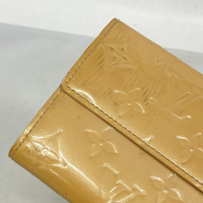 Louis Vuitton Vernis Portefeuille Sarah M91522 Rose Florentine Ladies Long