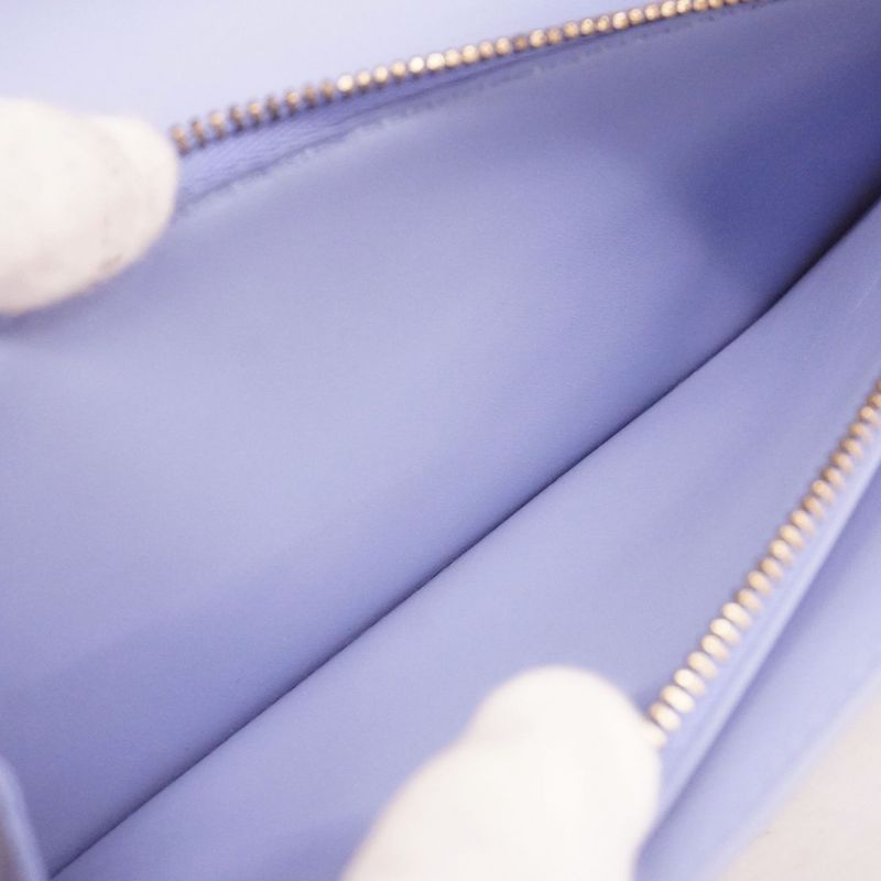 Louis Vuitton Vernis Pochette Porte Monet Cles Di M91235 Lavande Women's Long