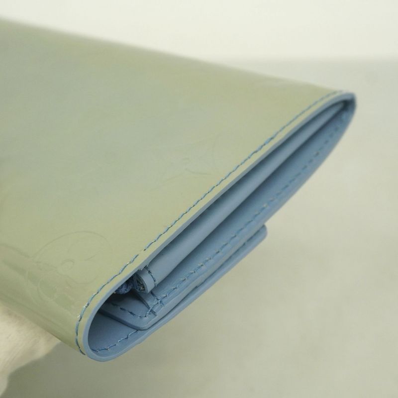 Louis Vuitton Vernis Pochette Porte Monet Cles Di M91235 Lavande Women's Long