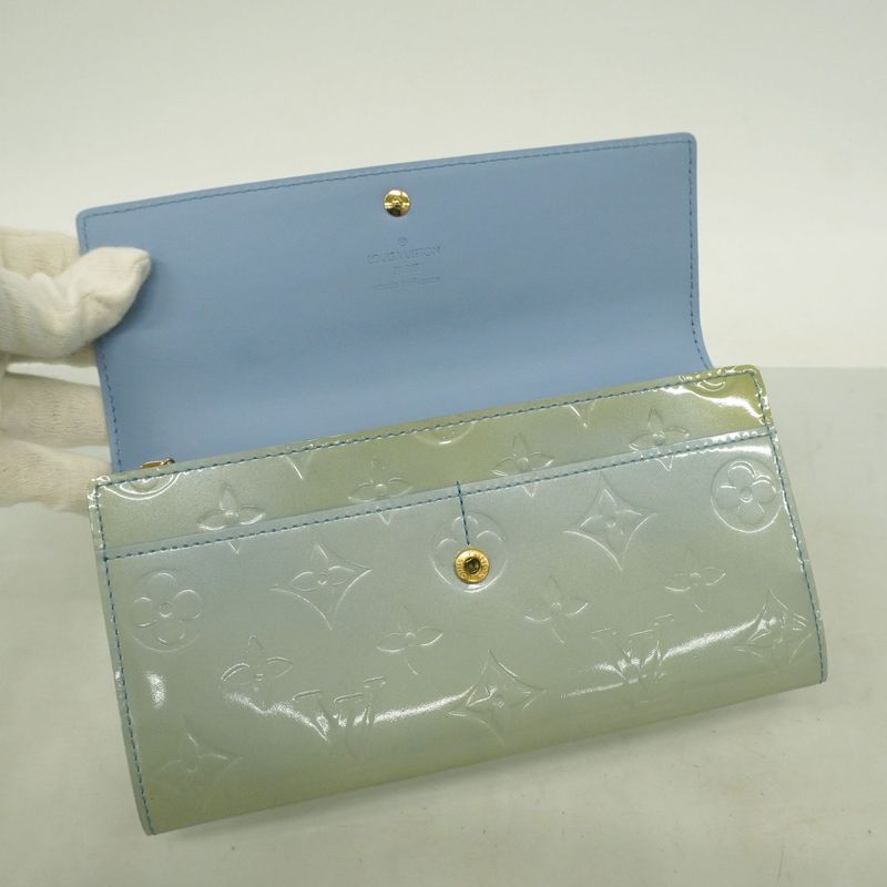 Louis Vuitton Vernis Pochette Porte Monet Cles Di M91235 Lavande Women's Long