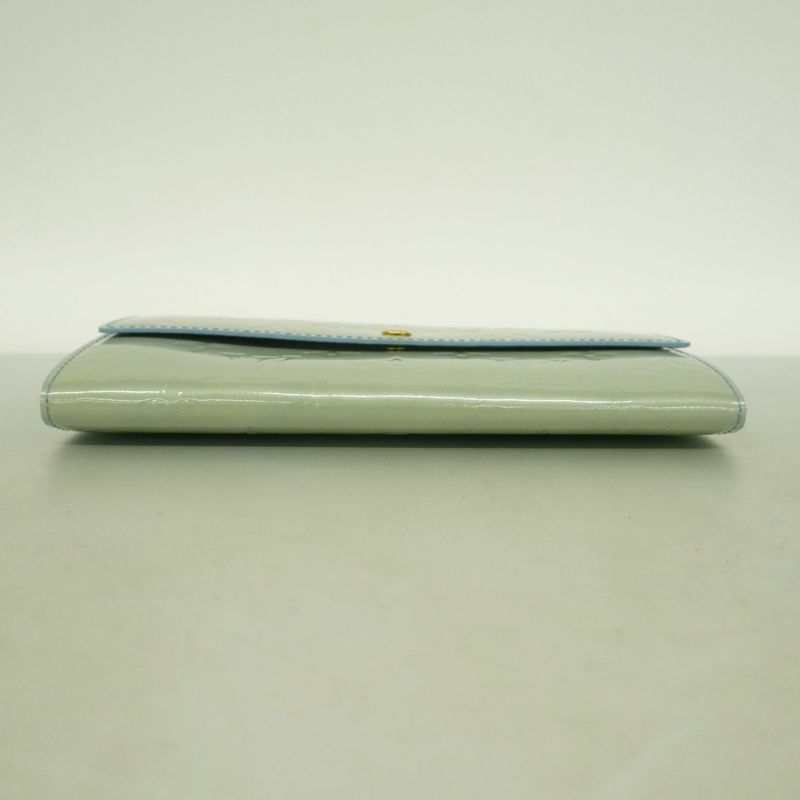 Louis Vuitton Vernis Pochette Porte Monet Cles Di M91235 Lavande Women's Long