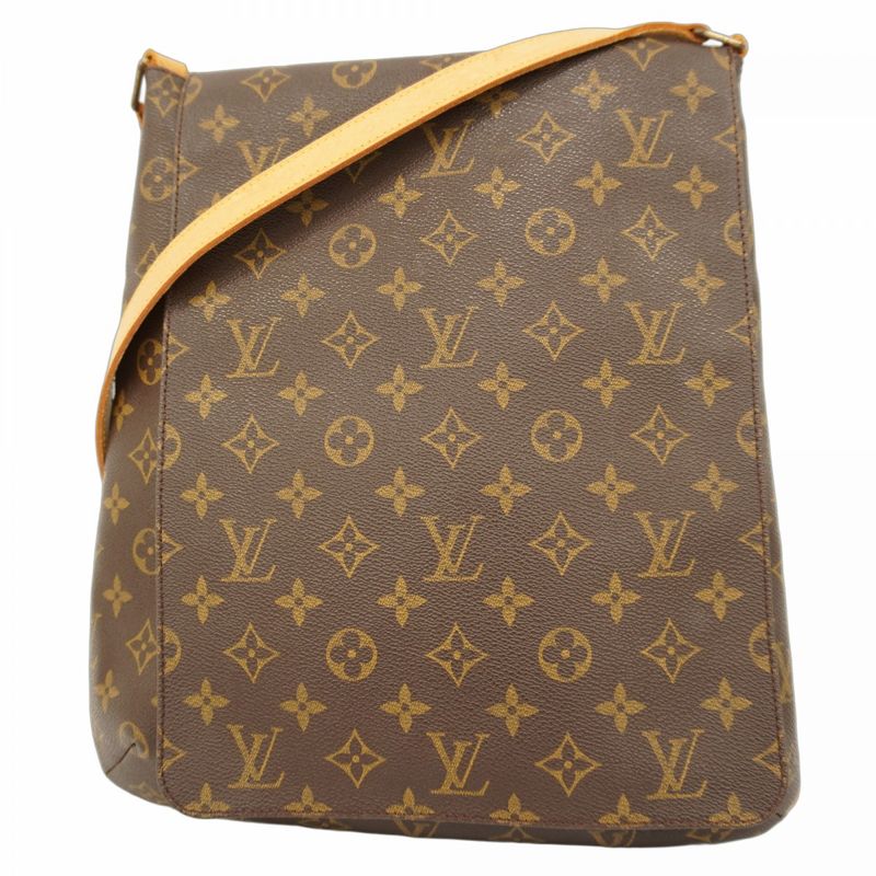 Louis Vuitton Shoulder Bag Monogram Musette M51256 Brown Ladies