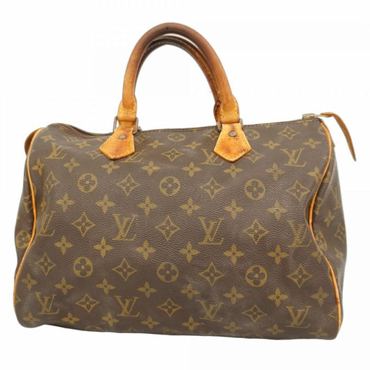 Louis Vuitton Handbag Monogram Speedy 30 M41108 Brown Ladies