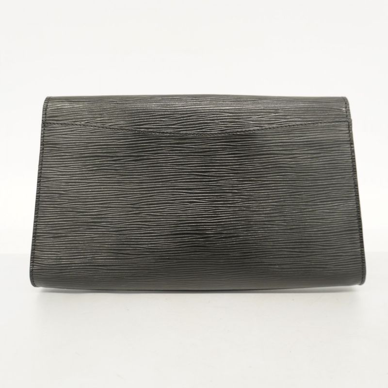Louis Vuitton Epi Art Deco Clutch Bag M52632 Noir Black Women