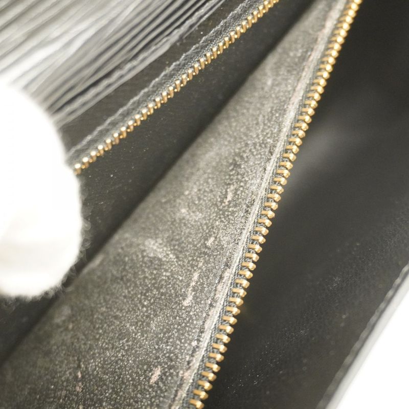 Louis Vuitton Epi Art Deco Clutch Bag M52632 Noir Black Women