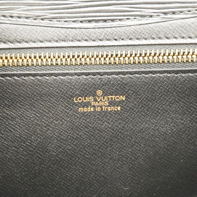 Louis Vuitton Epi Art Deco Clutch Bag M52632 Noir Black Women