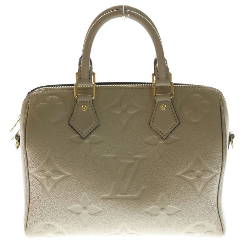 Louis Vuitton Speedy Bandoliere 25 Monogram Empreinte Turtelaire Embossed Scuff
