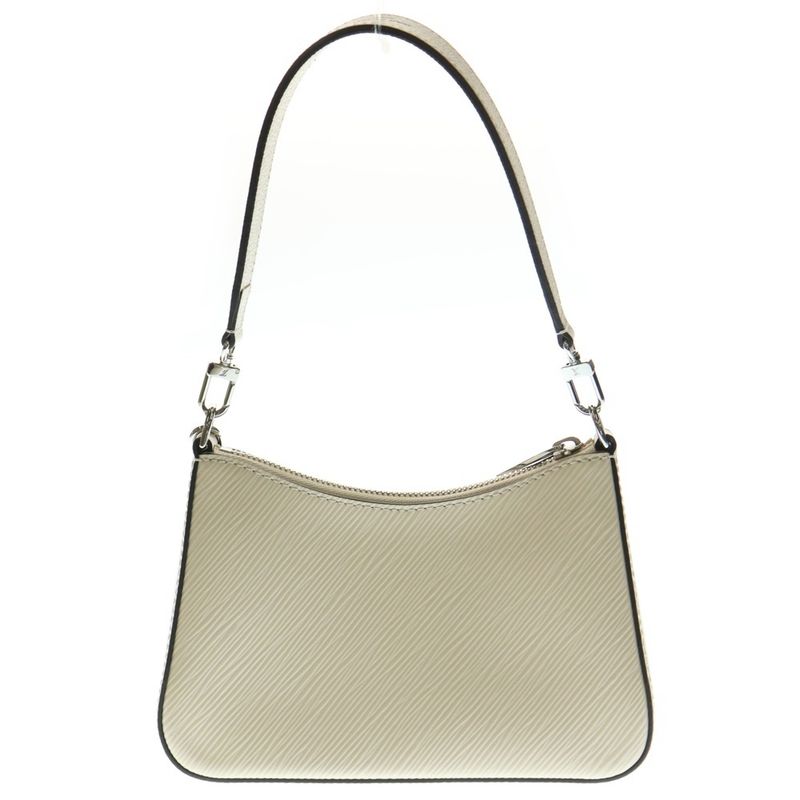Louis Vuitton Marel Epi Leather Monogram Chain 2WAY Hand Shoulder Bag Silver