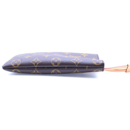 Louis Vuitton Sunglasses Pouch Monogram PVC Leather Neck Pouch Gold Hardware