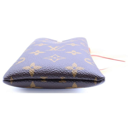 Louis Vuitton Sunglasses Pouch Monogram PVC Leather Neck Pouch Gold Hardware