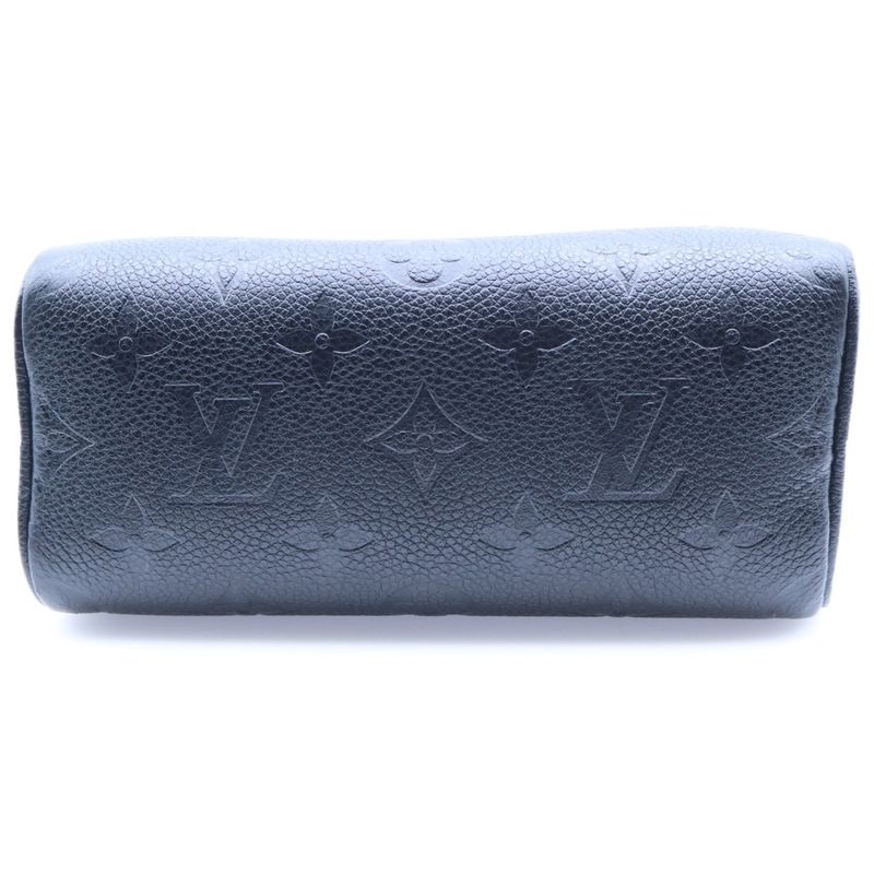 Louis Vuitton Monogram Empreinte Nano Speedy Noir Black 2WAY Leather Handbag