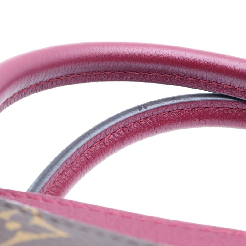 Louis Vuitton Pallas BB Monogram PVC Leather 2WAY Hand Shoulder Bag Gold