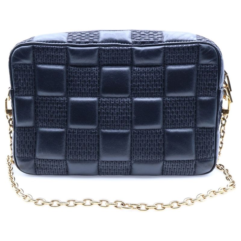 Louis Vuitton Troca MM Damier Quilted Lambskin Leather 2WAY Chain Shoulder Bag