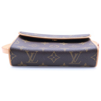 Louis Vuitton Pochette Florentine Monogram PVC Leather Waist Pouch Belt Body