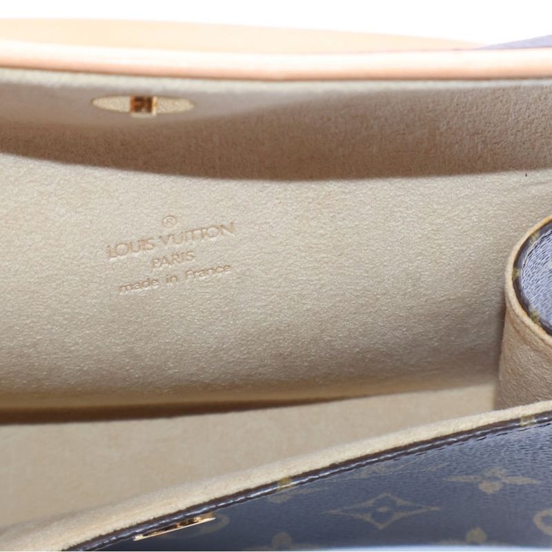 Louis Vuitton Pochette Florentine Monogram PVC Leather Waist Pouch Belt Body