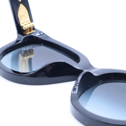 Louis Vuitton My Monogram Round Sunglasses Black X Blue #52□19 Z1526e Gold