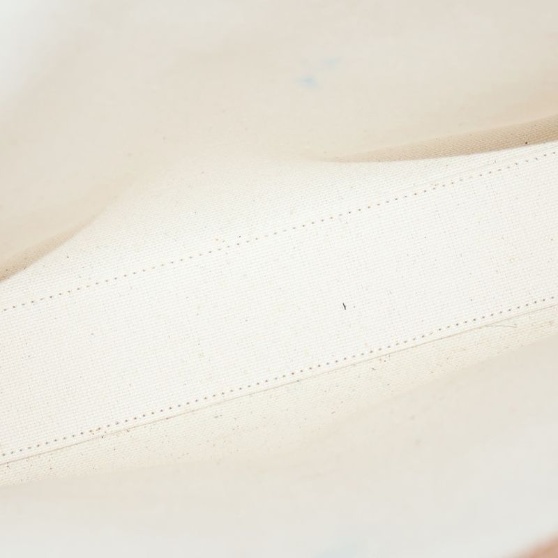 Celine Vertical Cabas 2WAY Bag Tote Handbag Shoulder Bag Canvas And Leather