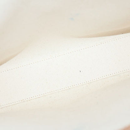 Celine Vertical Cabas 2WAY Bag Tote Handbag Shoulder Bag Canvas And Leather