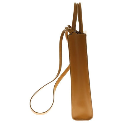 Celine Vertical Cabas 2WAY Bag Tote Handbag Shoulder Bag Canvas And Leather